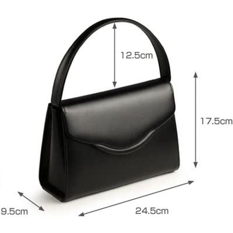 即購入可★ LiERRE 日本製 慶弔両用 本革ブラックフォーマルバッグ 【2306329040】(14836円)