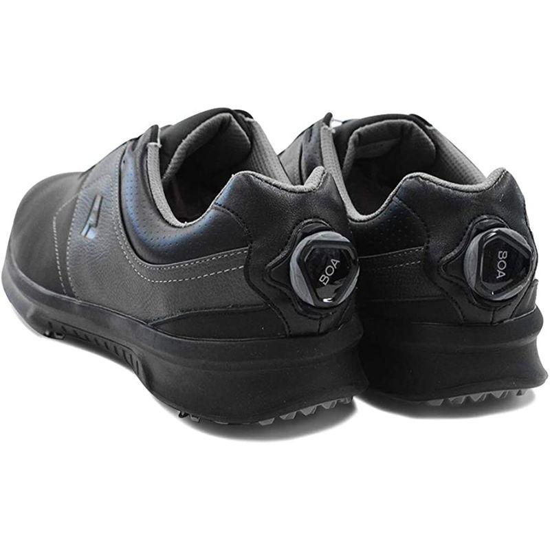 フットジョイ FJ ゴルフシューズ JFCONTOUR BOA ダイヤル式 メンズ 靴 (27.5cm， ブラック/チャコール) FJ ゴルフシューズ JFCONTOUR BOA ダイヤル式 メンズ 靴 5cm， ブラック/チャコール