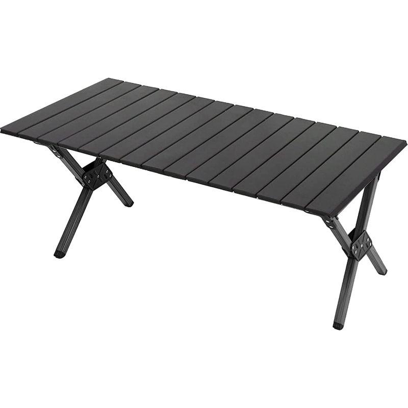 アウトドア 折りたたみ テーブル ロールテーブル 軽量 コンパクト ロールトップ キャンプテーブル 簡単組立 収納バッグ付 インテリア キャ 折りたたみ テーブル ロールテーブル 軽量 コンパクト ロールトップ キャンプテーブル 簡単組立 収納バッグ付 インテリア キャ ：