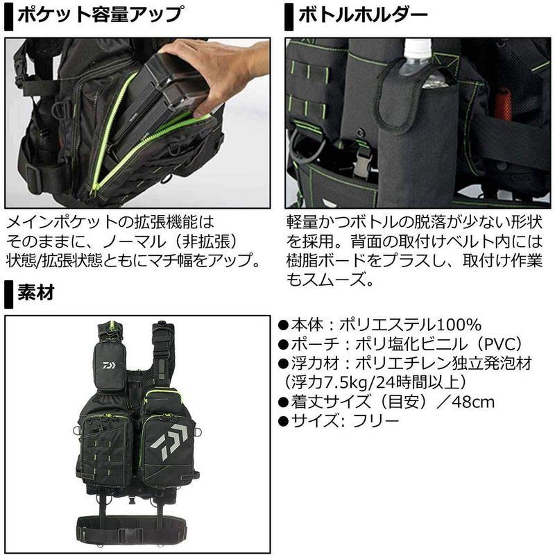 匿名配送 ダイワ(DAIWA) フィッシングベスト ベンチクールゲームベストIV ブラックカモ フリー DF-6109 【7091438173】(25863円)