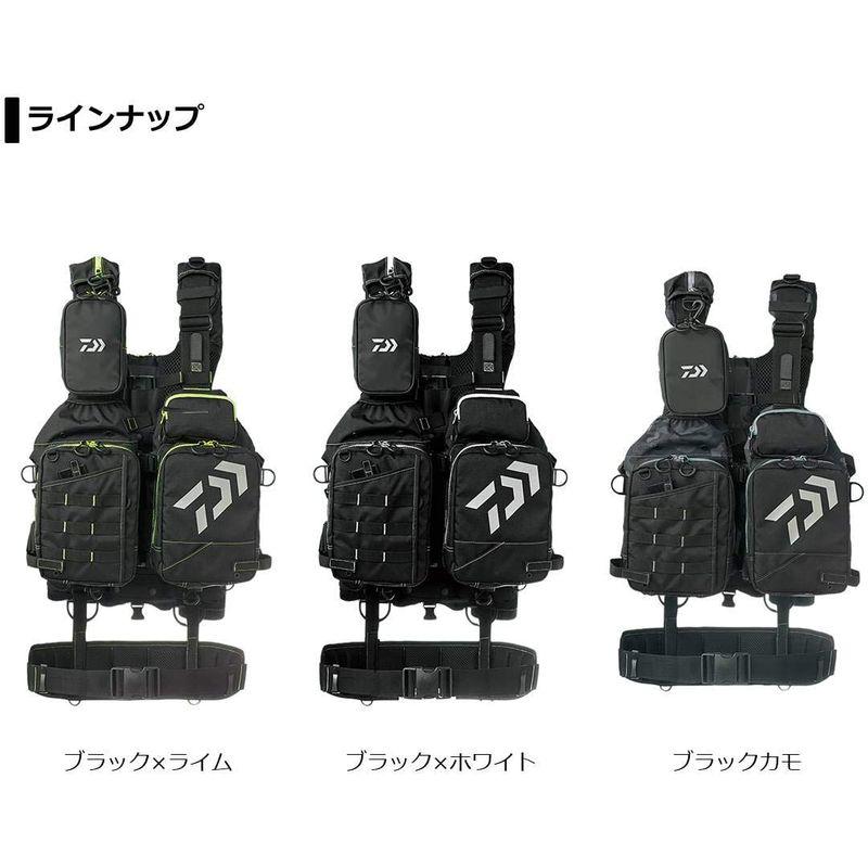 匿名配送 ダイワ(DAIWA) フィッシングベスト ベンチクールゲームベストIV ブラックカモ フリー DF-6109 【7091438173】(25863円)