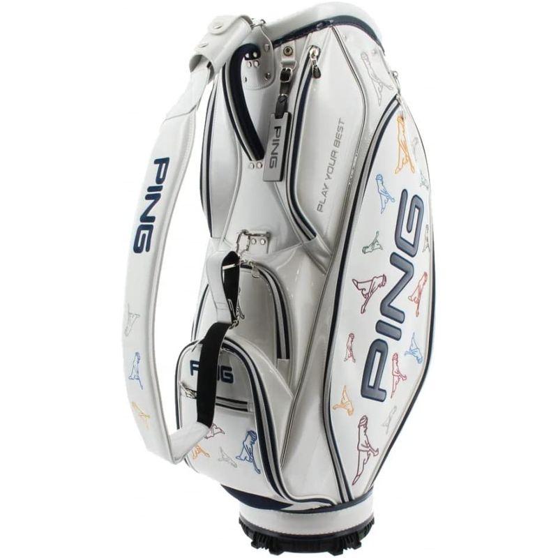⭐️完成品⭐️ ピン(PING) ゴルフ キャディバッグ CB-C221 Mr.PING 9.5型 36239-01 9 ホワイト 【Z9372393344】(34182円)