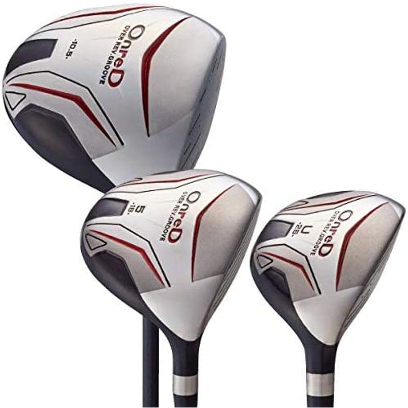 オンレッド Ｍ３ ウッド３本＋アイアン５本＋パター(計９本) ゴルフクラブ フルセット つるやゴルフ Ｍ３ ウッド３本＋アイアン５本＋パター 計９本 ゴルフクラブ フルセット つるやゴルフ 　