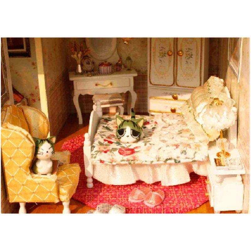 【値段交渉可：送料込】 MAGQOO 3D木製ドールハウスミニチュアDIYハウスキット 小さなミニハウスキット DIYドールハウスミニチュアキット オルゴールと接着 【TMF1284554148】(46849円)