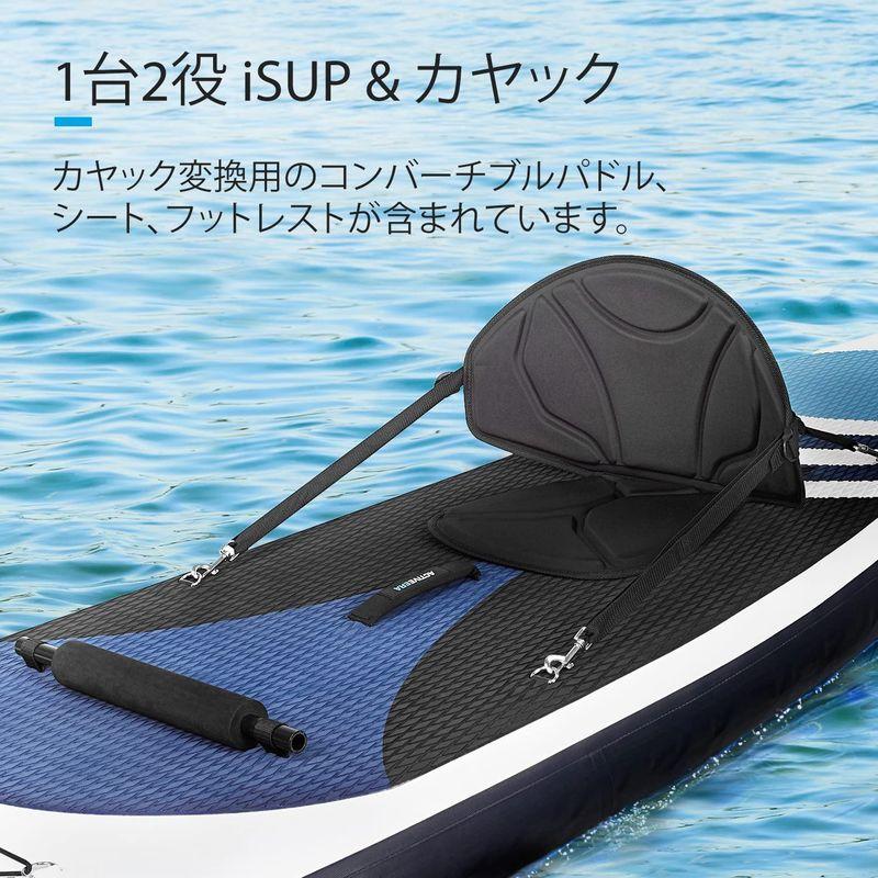 【タイムセール】 Active Era サップボード インフレータブル スタンドアップパドルボード カヤック両用SUP カメラマウント付 カヤックシート付 滑 【7963854432】(29045円)