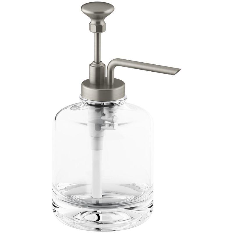 (Brushed Nickel) KOHLER K98630BN Artefacts Soap dispenser assembly