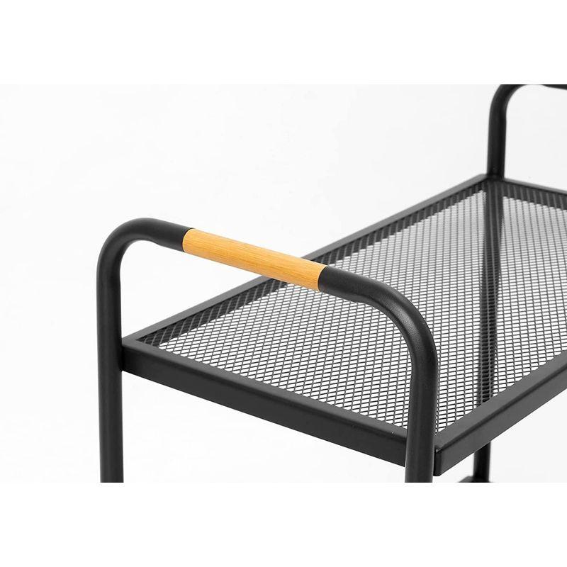 タカショー フラワースタンド テラスラック3段 キャスター付 MSF-33 ブラック 約幅60cm×奥行30cm×高さ90cm Approx inches フラワースタンド テラスラック3段 キャスター付 MSF ブラック 約幅60cm×奥行30cm×高さ90cm cm shelf lbs