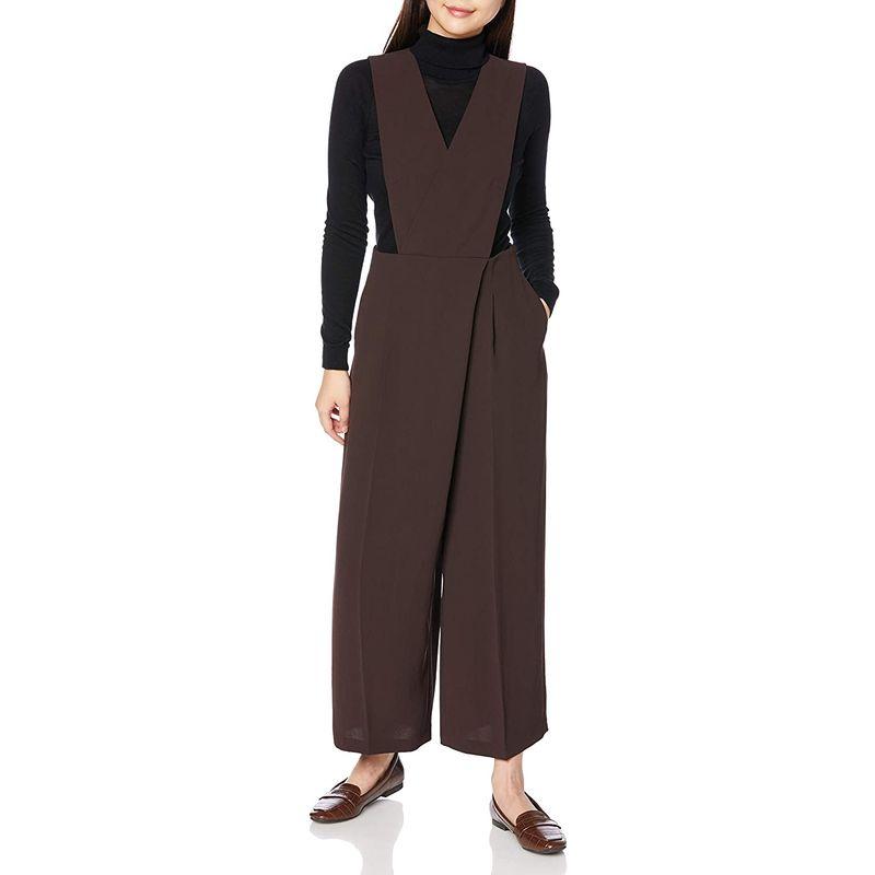 ミラオーウェン クロスディテールサロペットパンツ 09WFO204120 レディース BRW 日本 1 (日本サイズ9 号相当) 100% inches cm ， Material クロスディテールサロペットパンツ 09WFO204120 レディース BRW 日本 日本サイズ9 号相当 Polyester Lining polyester