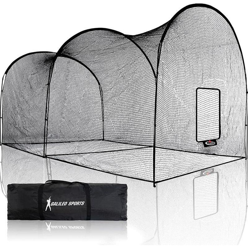 【正規品】 バッティングゲージ 野球バッティングネット 防球ネット 軟式硬式 6.7m 【LWH7640839403】(27867円)