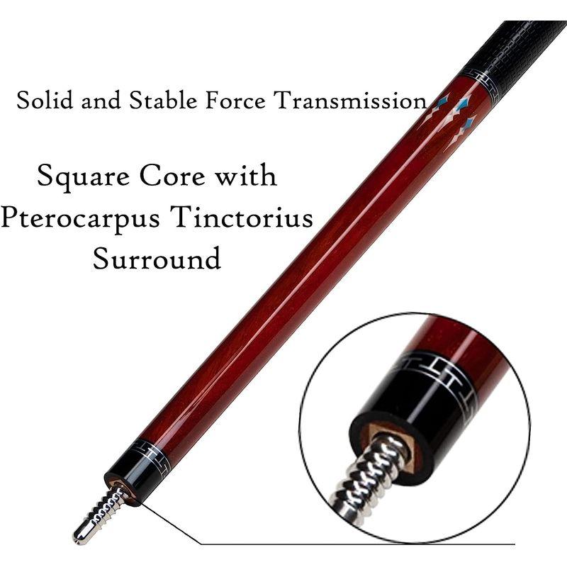 【正規販売店】 Moyerely YFEN シリーズ 低偏向プールキュー カーボンチューブ付き 13mm プロフェッショナルプールスティック カラフルなダイ 【I2122032630】(77393円)