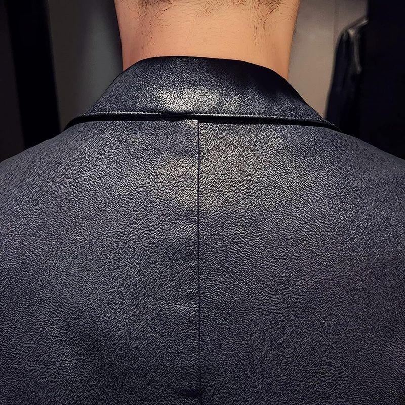 FSD.WG ジャケット 革 カジュアルジャケット メンズ アウトドアジャケット コートレザー 秋冬 無地 防風 通勤 通学 WG ジャケット 革 カジュアルジャケット メンズ アウトドアジャケット コートレザー 秋冬 無地 防風 通勤 通学