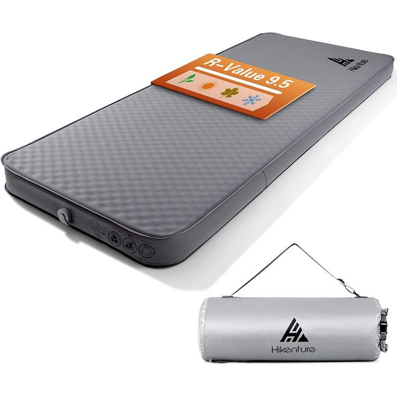 Hikenture インフレーターマット 車中泊マット 波状ウレタン キャンプマット 自動膨張 特大バルブ インフレータブルマット 耐水加工 インフレーターマット 車中泊マット 波状ウレタン キャンプマット 自動膨張 特大バルブ インフレータブルマット 耐水加工