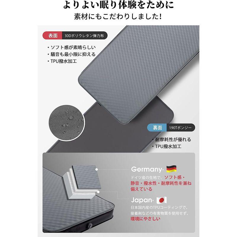 Hikenture インフレーターマット 車中泊マット 波状ウレタン キャンプマット 自動膨張 特大バルブ インフレータブルマット 耐水加工 インフレーターマット 車中泊マット 波状ウレタン キャンプマット 自動膨張 特大バルブ インフレータブルマット 耐水加工