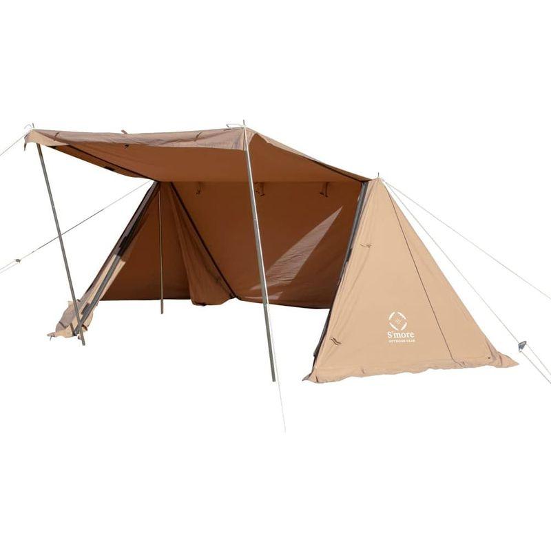 Smore(スモア) Kleine Base クライネベース ソロテント ポリコットン TCテント 軍幕 テント (本体BEIGE) 約 スモア Kleine Base クライネベース ソロテント ポリコットン TCテント 軍幕 テント 本体BEIGE サイズ