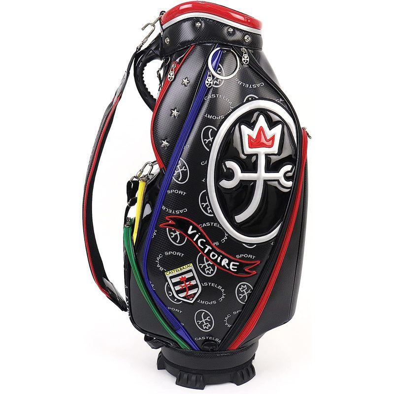 【新登場】 2023年春夏モデル カステルバジャック CASTELBAJAC 7232381301 キャディバッグ ゴルフバッグ 9型 5分割 エナメル 【C1108818719】(40440円)