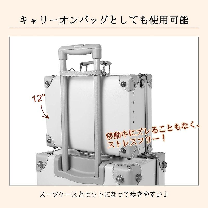 urecity ダイヤルロック式 トランクケース おしゃれ 超軽量 かわいい レトロな革のミニトランク 利用できる3つのサイズ (ネイビー， cm ダイヤルロック式 トランクケース おしゃれ 超軽量 かわいい レトロな革のミニトランク 利用できる3つのサイズ ネイビー，