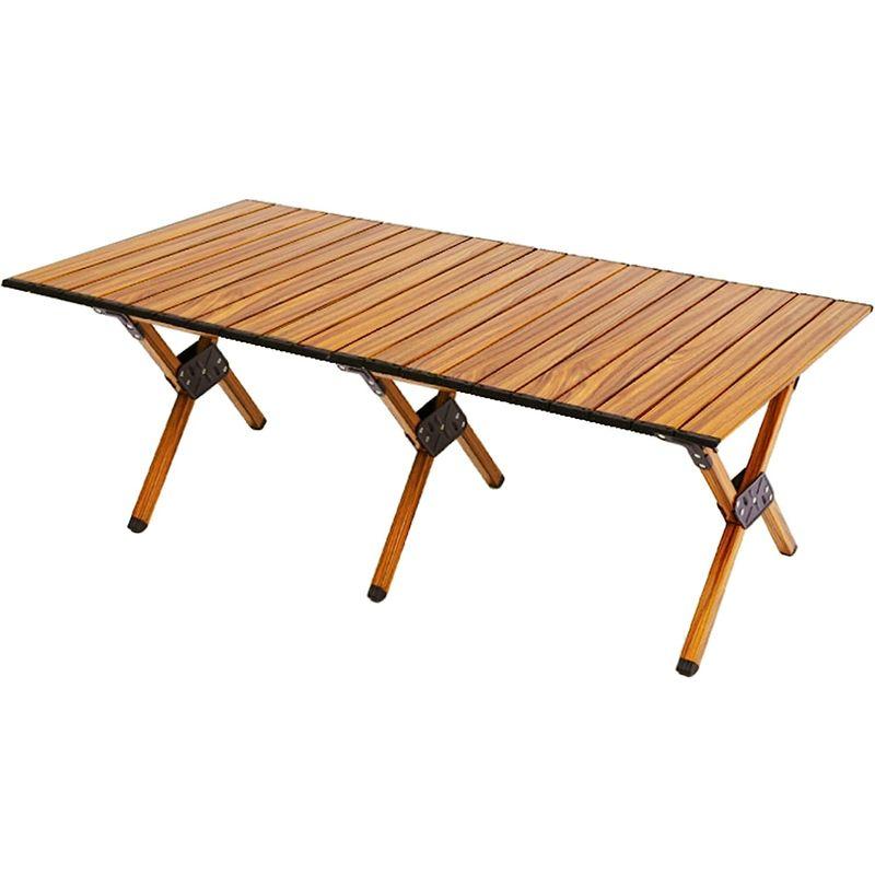 DesertFox アウトドア 折りたたみ テーブル ロールトップテーブル 軽量 コンパクト キャンプテーブル簡単組立 収納バッグ付 インテ アウトドア 折りたたみ テーブル ロールトップテーブル 軽量 コンパクト キャンプテーブル簡単組立 収納バッグ付 インテ