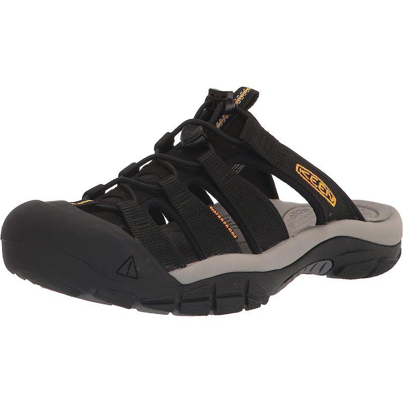 キーン サンダル NEWPORT SLIDE メンズ BLACK YELLOW 27.0 cm Material サンダル NEWPORT SLIDE メンズ BLACK YELLOW cm