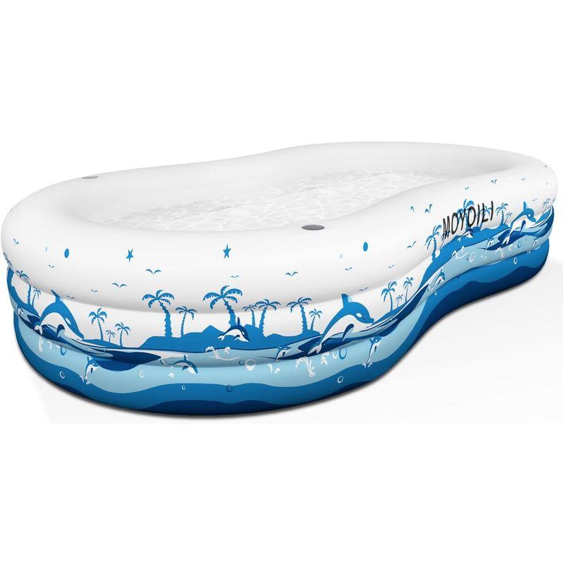 中古 Minosoo インフレータブルプール 130インチ x 72インチ x 22インチ インフレータブルプール 大人と子供向け シート付き ド 【Z1027575490】(37477円)