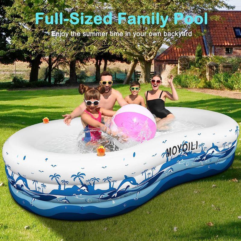中古 Minosoo インフレータブルプール 130インチ x 72インチ x 22インチ インフレータブルプール 大人と子供向け シート付き ド 【Z1027575490】(37477円)