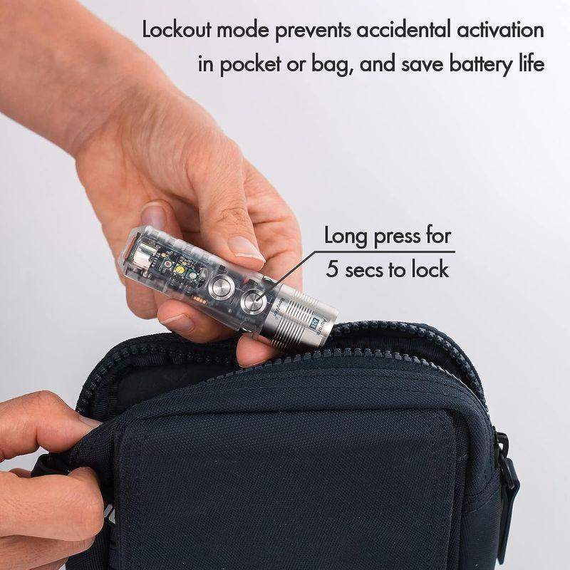 RovyVon A28 第2世代懐中電灯ポケットサイズ、サイドライト付き1000ルーメン超高輝度ハンドヘルド防水懐中電灯、充電式EDC懐中電 A28 第2世代懐中電灯ポケットサイズ サイドライト付き1000ルーメン超高輝度ハンドヘルド防水懐中電灯 充電式EDC懐中電