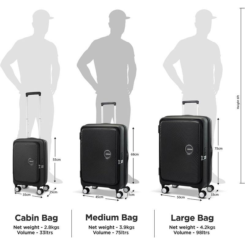 新春SALE！ アメリカンツーリスター スーツケース キャリーケース キュリオ Curio スピナー68/25 エキスパンダブル ブックオープニング ブラッ 【UOI8383840970】(30577円)