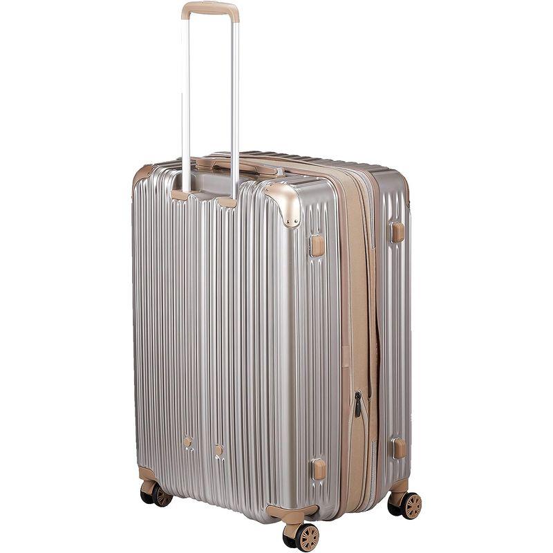 シフレ ハードジッパースーツケース Trident トライデント TRI2035K 102L 67 cm 4.9kg ゴールド 9kg ハードジッパースーツケース Trident トライデント TRI2035K 102L cm ゴールド