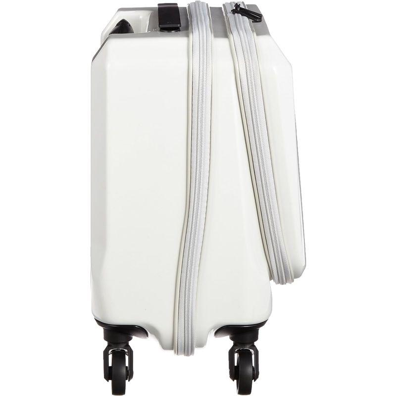 エースジーン スーツケース スクエアワン 25L 2.8kg TSAダイヤルファスナーロック 39 cm 05641 ホワイト cm スーツケース スクエアワン 25L 8kg TSAダイヤルファスナーロック ホワイト ファスナー