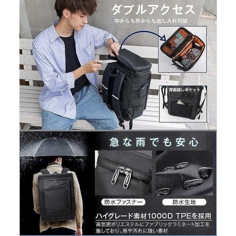 ABIBA リュック メンズ リュックサック 大容量 軽量 撥水 通学 リュック 高校生 中学生 通勤 旅行 多機能 おしゃれ ビジネスリュ リュック メンズ リュックサック 大容量 軽量 撥水 通学 高校生 中学生 通勤 旅行 多機能 おしゃれ ビジネスリュ