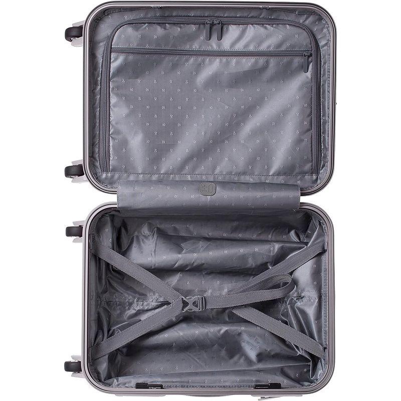 ⭐️完成品⭐️ プラスマイナスゼロ ±0 スーツケース 34L (ライトグレー) ZFS-B010(LH) 【PET8491580816】(30970円)