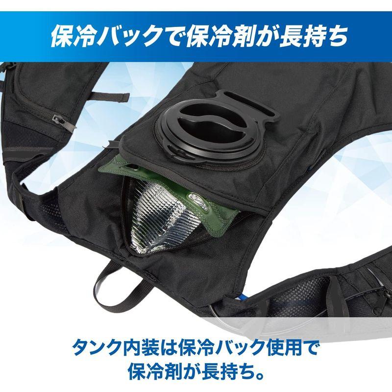 ザムスト バレーボール西田有志選手 愛用ブランド アイス＆チャージベスト 黒フリー 水冷服 バスケ バレー テニス ランニング サッカー ゴ バレーボール西田有志選手 愛用ブランド アイス＆チャージベスト 黒フリー 水冷服 バスケ バレー テニス ランニング サッカー ゴ