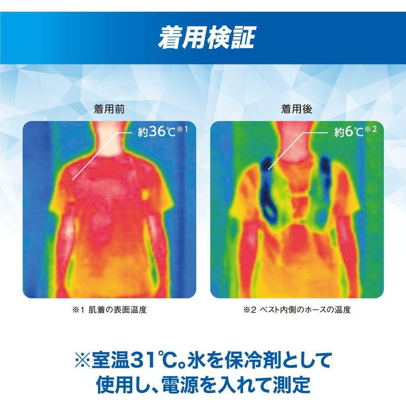 ザムスト バレーボール西田有志選手 愛用ブランド アイス＆チャージベスト 黒フリー 水冷服 バスケ バレー テニス ランニング サッカー ゴ バレーボール西田有志選手 愛用ブランド アイス＆チャージベスト 黒フリー 水冷服 バスケ バレー テニス ランニング サッカー ゴ