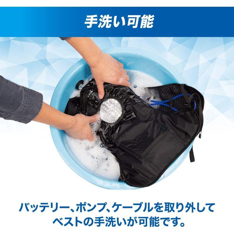 ザムスト バレーボール西田有志選手 愛用ブランド アイス＆チャージベスト 黒フリー 水冷服 バスケ バレー テニス ランニング サッカー ゴ バレーボール西田有志選手 愛用ブランド アイス＆チャージベスト 黒フリー 水冷服 バスケ バレー テニス ランニング サッカー ゴ