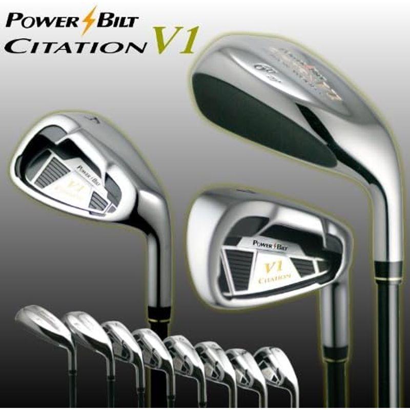 【新品同様 / 希少】 パワービルト CITATION(サイテーション) V1 アイアン 5UI~SW 8本セット R PBCTVI R 【ZYX8000464613】(29179円)