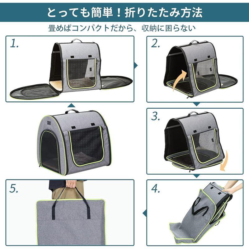 petsfit ソフトクレート犬 クレート 大型犬 中型犬 折りたたみ 持ち手付き ドライブ ペットクレート 猫 通気性 防水 旅行 アウト ソフトクレート犬 クレート 大型犬 中型犬 折りたたみ 持ち手付き ドライブ ペットクレート 猫 通気性 防水 旅行 アウト