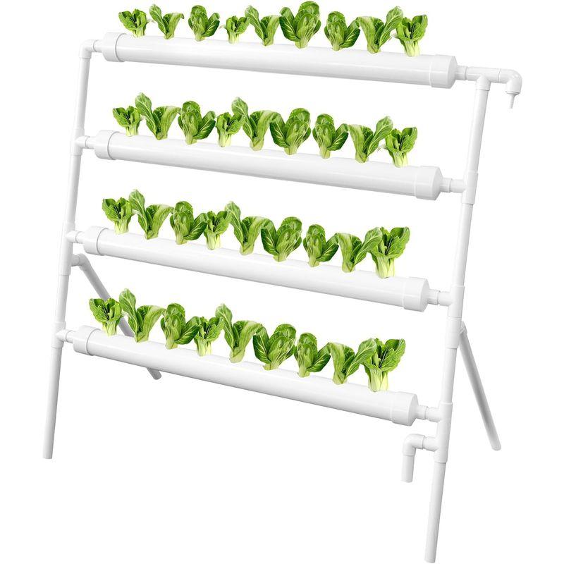 EC Grow 水耕栽培キット 水耕栽培 土を使わず 室内栽培や野菜育成に 36穴 作動時間可調節 ミニポンプ付き Grow 水耕栽培キット 水耕栽培 土を使わず 室内栽培や野菜育成に 36穴 作動時間可調節 ミニポンプ付き