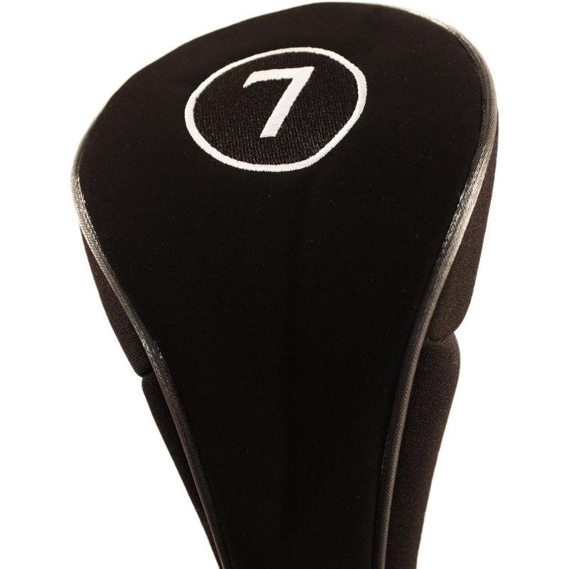 ブラック ゴルフ ファスナー ヘッドカバー ドライバー1 3 5 7 9 フェアウェイ ウッド ヘッドカバー メタル ネオプレン トラディシ ヘッドカバー ゴルフ ファスナー ドライバー1 フェアウェイ ウッド メタル ネオプレン トラディシ