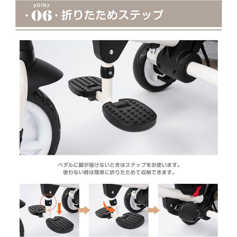 BTM 子供用三輪車 折りたたみ 三輪車 カバー ベビーカー 手押し棒付き 4in1 安全ベルト付き バイク 三輪車のりもの 1歳 2歳 3 子供用三輪車 折りたたみ 三輪車 カバー ベビーカー 手押し棒付き 4in1 安全ベルト付き バイク 三輪車のりもの 1歳 2歳