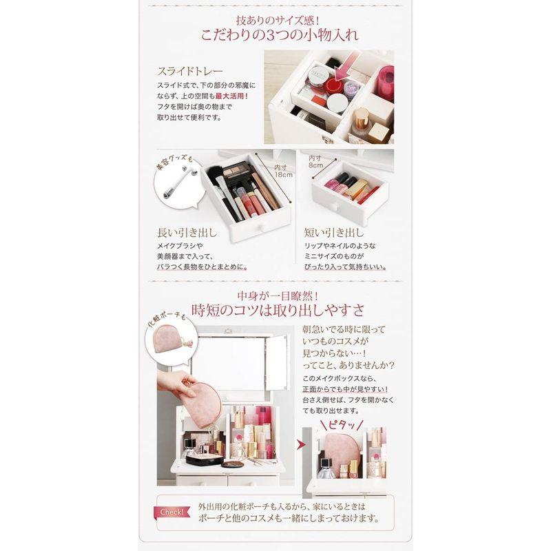 SEMI-TU ５色から選べる 三面鏡 メイクボックス コスメボックス メイクボックス 鏡付き メイクボ メイクボックス TU ５色から選べる 三面鏡 コスメボックス 鏡付き メイクボ 　