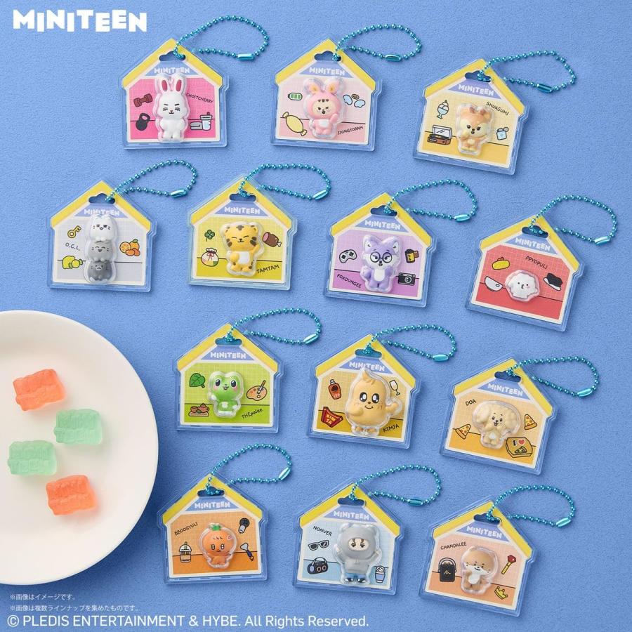 バンダイキャンディ 【6個バラ売】MINITEEN パッケージチャーム&グミ