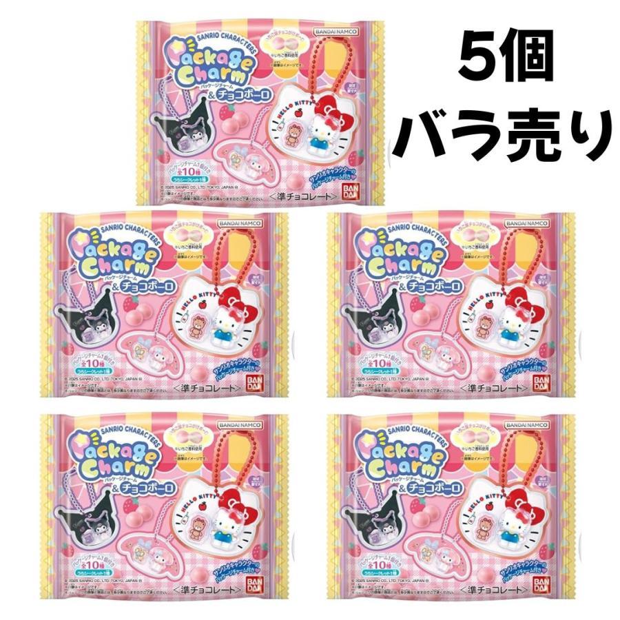 5個バラ売り 】サンリオキャラクターズ パッケージチャーム&チョコ