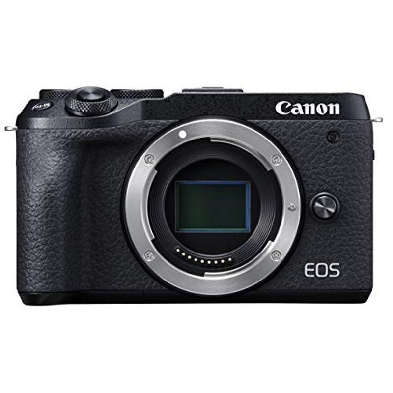 【お取り寄せ】 M6 EOS ミラーレス一眼カメラ Canon Mark EOSM6MK2BK-BODY ブラック ボディー II ミラーレス一眼カメラ