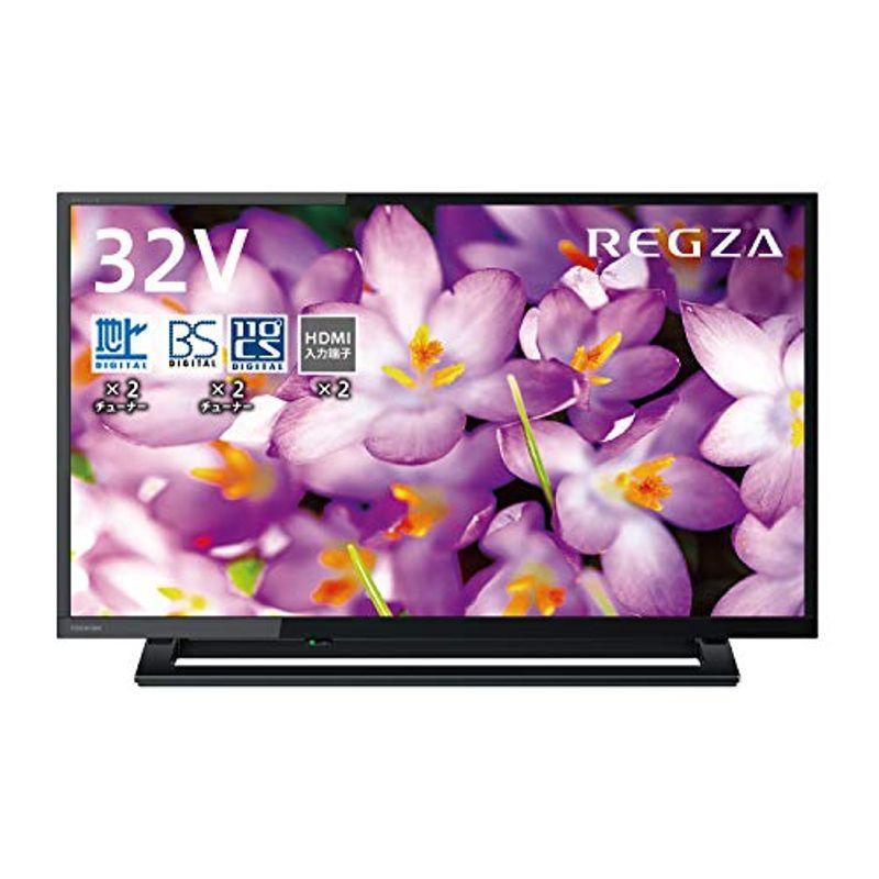 セットアップ 東芝 32V型 液晶テレビ レグザ 32S22 ウラ録対応 ハイビジョン 外付けHDD 2018年モデル