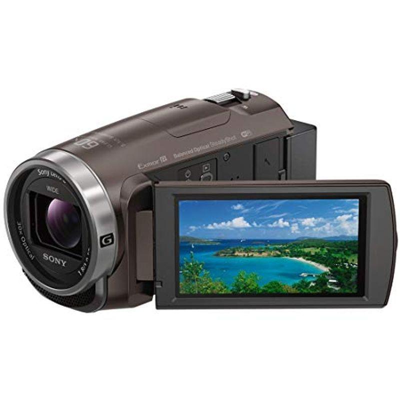 ソニー ビデオカメラ Handycam 光学30倍 内蔵メモリー64GB ブロンズブラウンHDR-CX680 TI