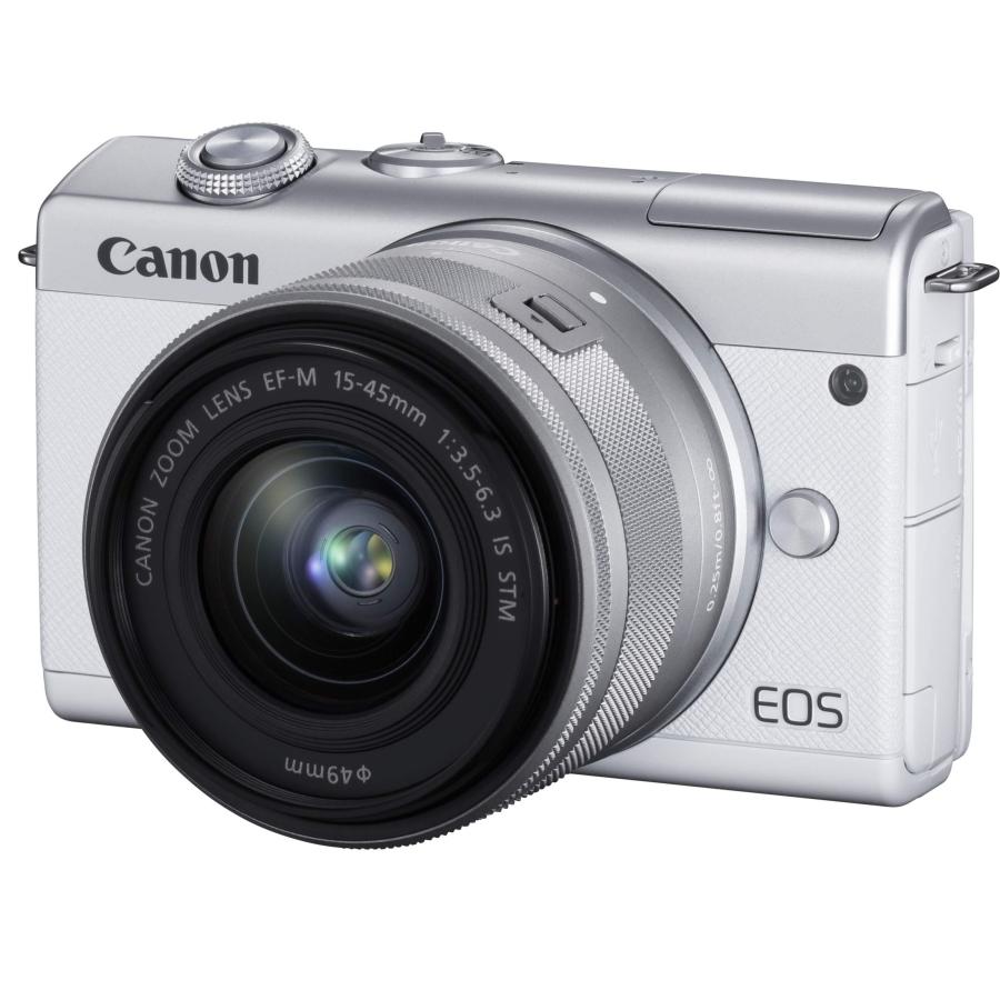 Canon ミラーレス一眼カメラ EOS M200 標準ズームキット ホワイト 