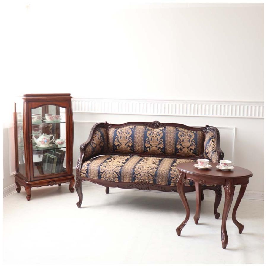 アンティーク家具】イタリア/オニキス/大理石/サイドテーブル/金色/猫