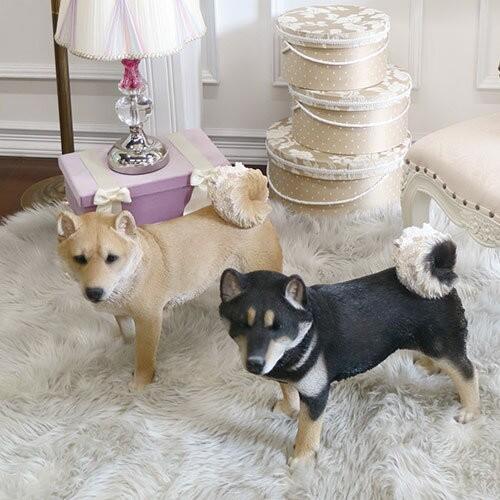動物 置物 アニマルオーナメント オブジェ かわいい 犬 ドッグ イヌ 柴犬 黒 L お座り Beni Pqy 53bk7 輸入家具屋さん Com 通販 Yahoo ショッピング