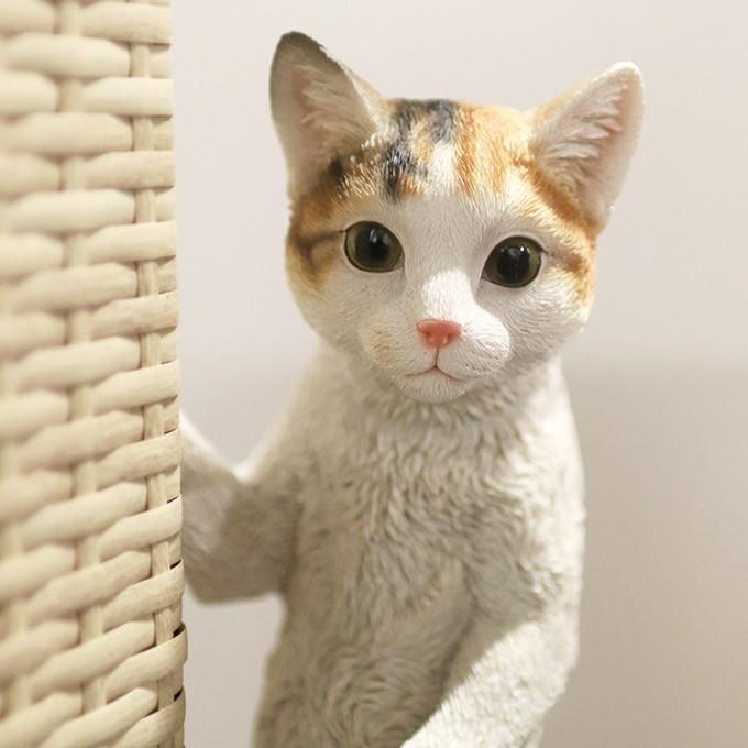 動物 置物 アニマルオーナメント オブジェ かわいい 猫 ネコ 三毛猫 L ウィンドウネコ Beni Pqy 80mix7 輸入家具屋さん Com 通販 Yahoo ショッピング