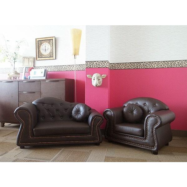 子供用 ソファ 可愛い ペット用 おしゃれ チャイルドソファー ブラウン 2p Chen Gcp 7429 2 Br 輸入家具屋さん Com 通販 Yahoo ショッピング