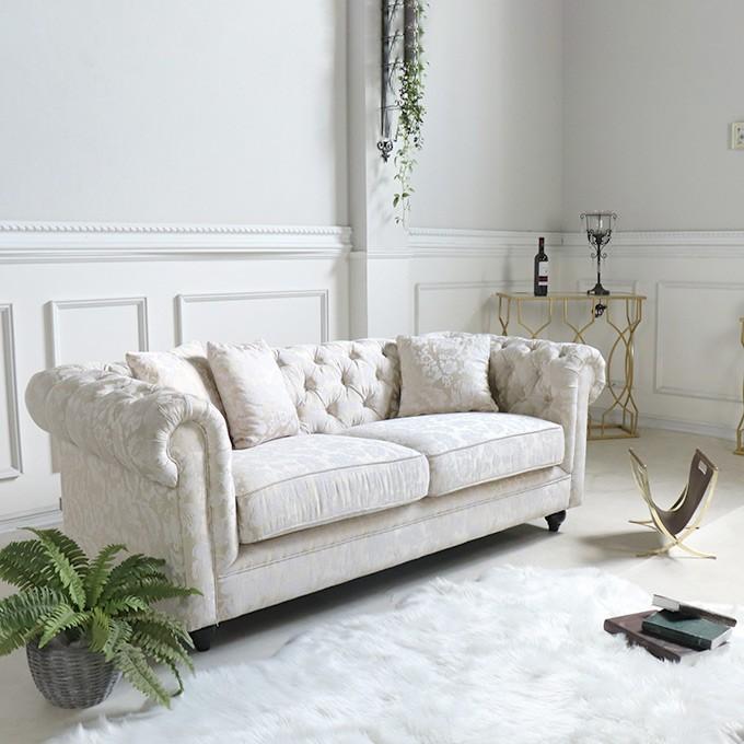 ソファ ソファー 3人掛け おしゃれ 布張り チェスターフィールド 英国風 開梱設置付き Euro Ls Liver 3p 輸入家具屋さん Com 通販 Yahoo ショッピング